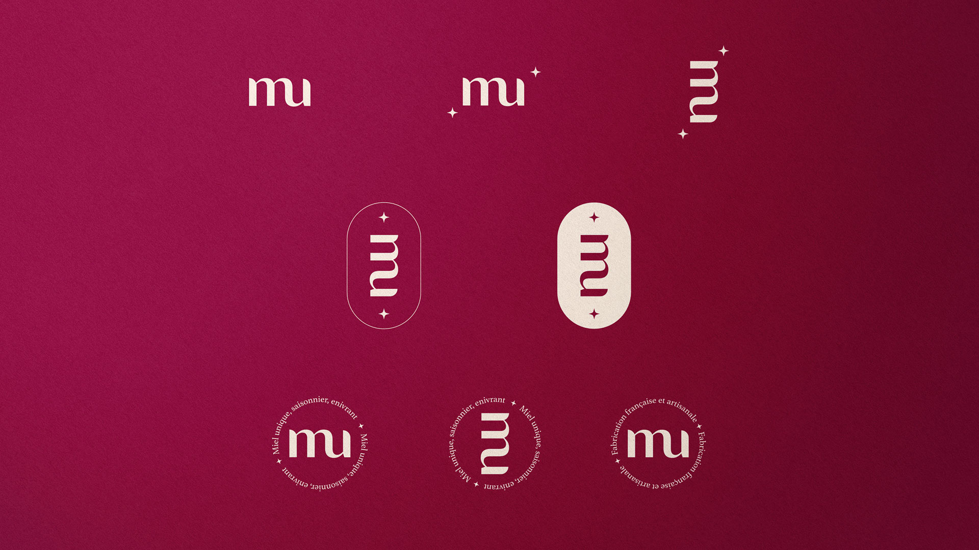 logos secondaires de la marque de miel Les Muses